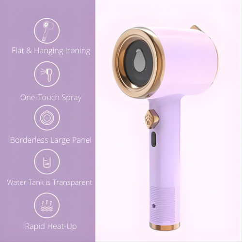 Fer à repasser de voyage compact avec fonction vapeur pour les déplacements