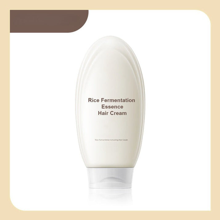 Crème capillaire à l'essence de riz fermentée – Hydratation et brillance
