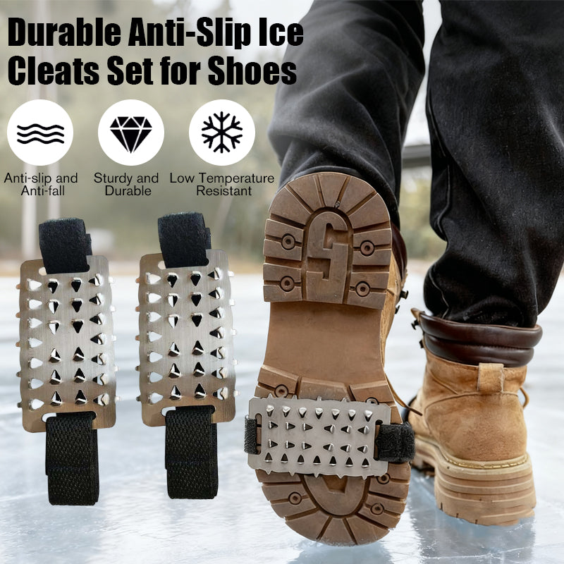 Crampons Antidérapants à Pointes en Acier pour Glace et Neige