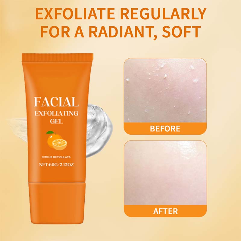 Gel Exfoliant Enzymatique à l'Orange pour Peau Douce et Éclatante