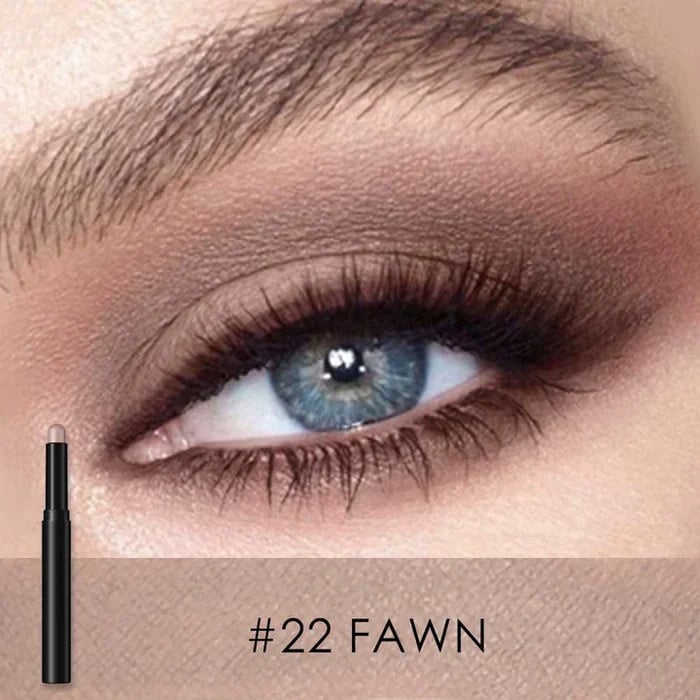 Crayon Fard à Paupières et Eye-liner 2-en-1 Résistant à l'Eau
