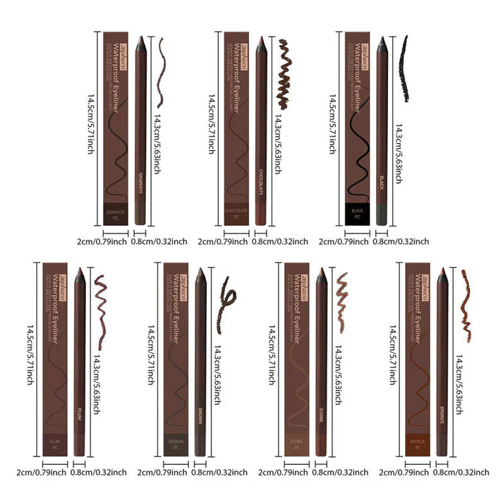 Eye-liner Gel Waterproof Longue Tenue – Pigmentation Intense