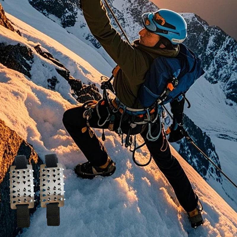 Crampons Antidérapants à Pointes en Acier pour Glace et Neige