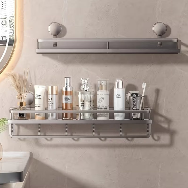 Étagère de douche et de salle de bain à ventouses – fixation murale sans perçage