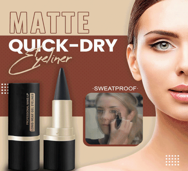 Eyeliner Liquide Mat Étanche à Séchage Rapide – Tenue 12 Heures