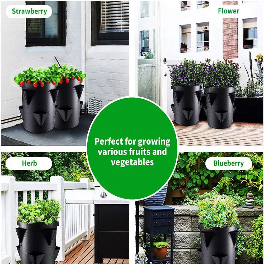 Sac de Plantation Respirant et Réutilisable pour Fraises et Légumes