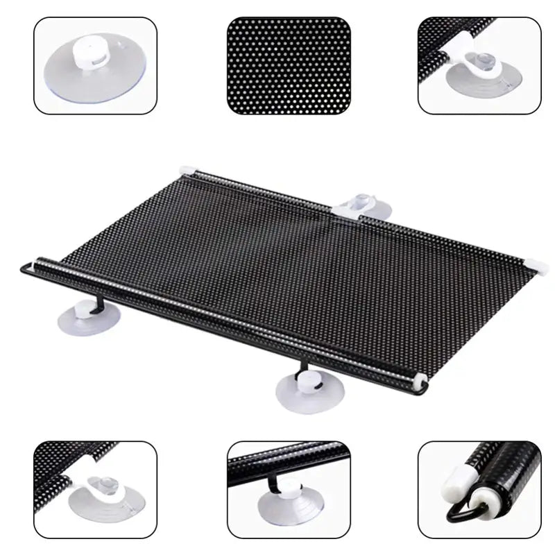 Pare-soleil rétractable voiture – Protection UV pour pare-brise
