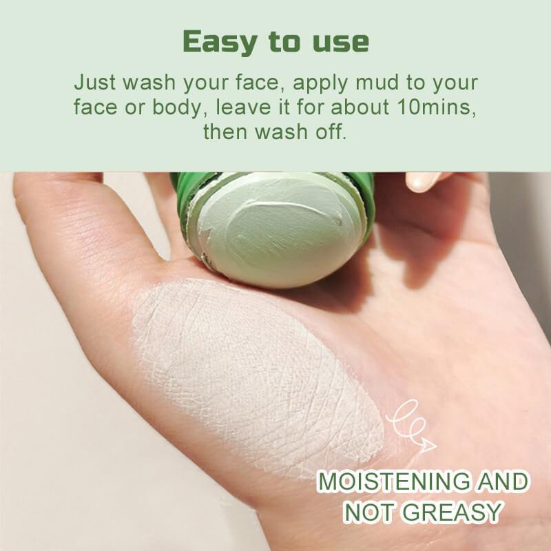 Masque Nettoyant Visage au Thé Vert en Stick pour Pores Purifiés