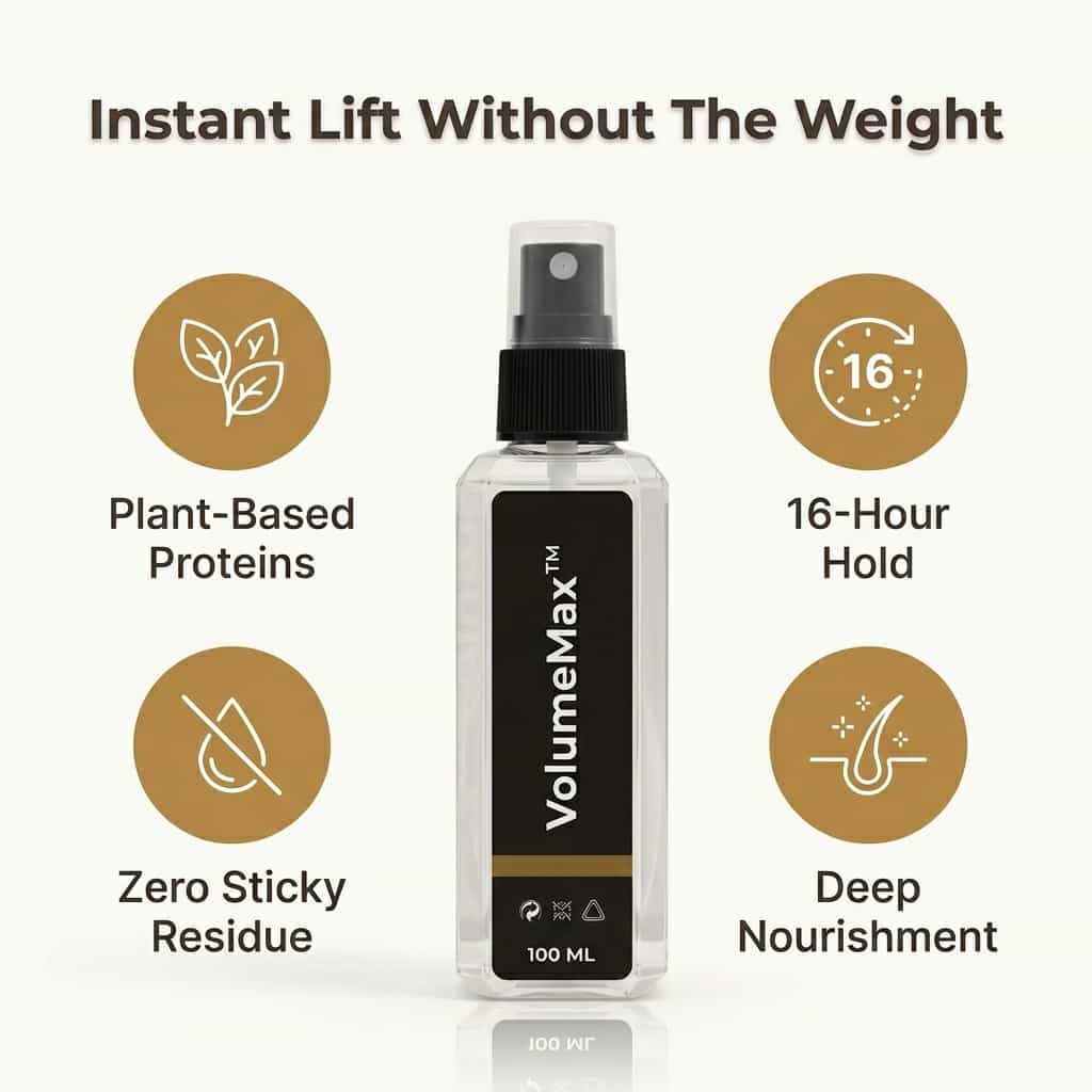 Spray Volume Cheveux Fins – Protéines Végétales et Kératine