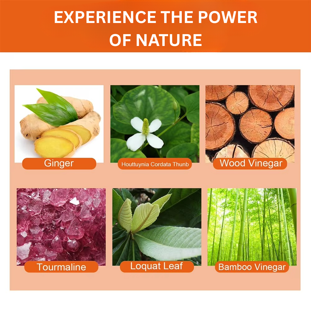 Patchs Plantaires Naturels pour la Détente Nocturne au Gingembre et Vinaigre de