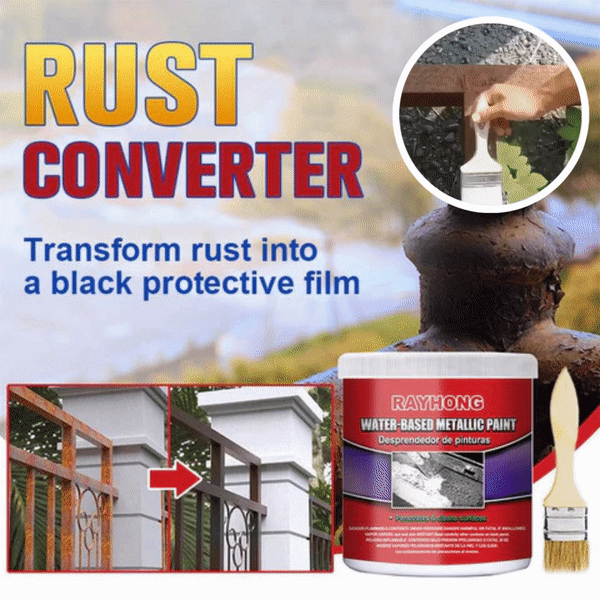 Convertisseur de Rouille à Base d'Eau pour Surfaces Métalliques