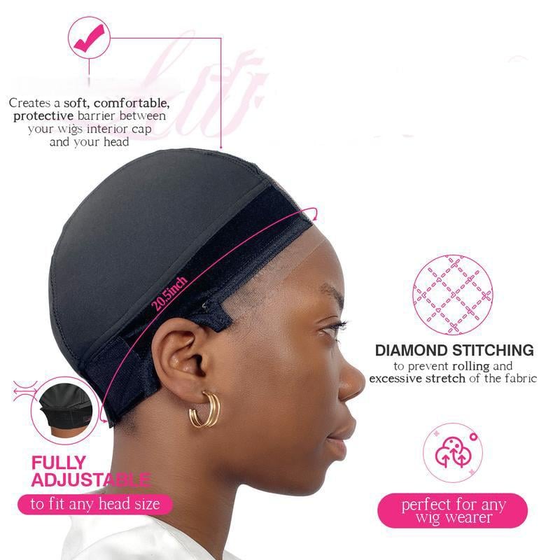 Bonnet Grip pour Lace Front – Maintien Invisible, Respirant & Réutilisable