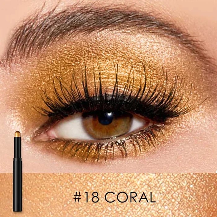 Crayon Fard à Paupières et Eye-liner 2-en-1 Résistant à l'Eau