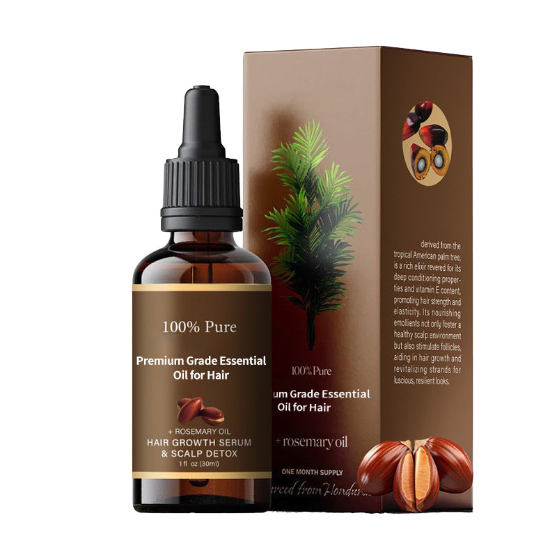 Huile Capillaire au Romarin Bio – Hydratation et Brillance Intense