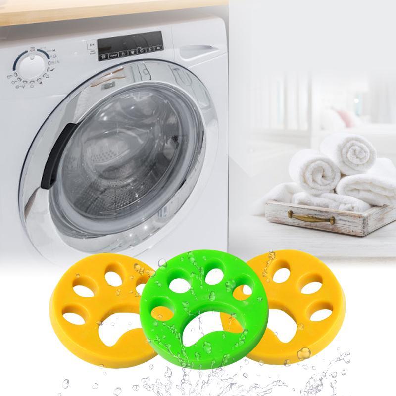 Attrape-poils en silicone pour machine à laver et sèche-linge – Lot de 4