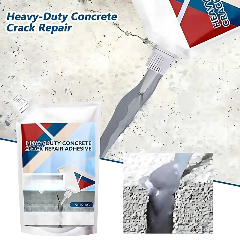 Adhésif de réparation pour béton extérieur – Colmatage de fissures prêt à