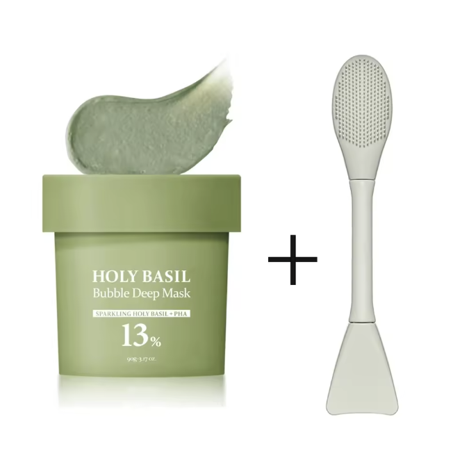 Masque Bulles Nettoyant Visage aux Extraits d'Avoine – Peau Sensible