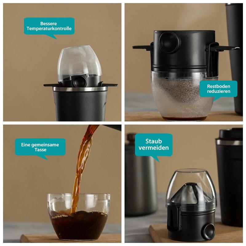 Filtre à Café Réutilisable Double Couche pour Café Intense sans Amertume