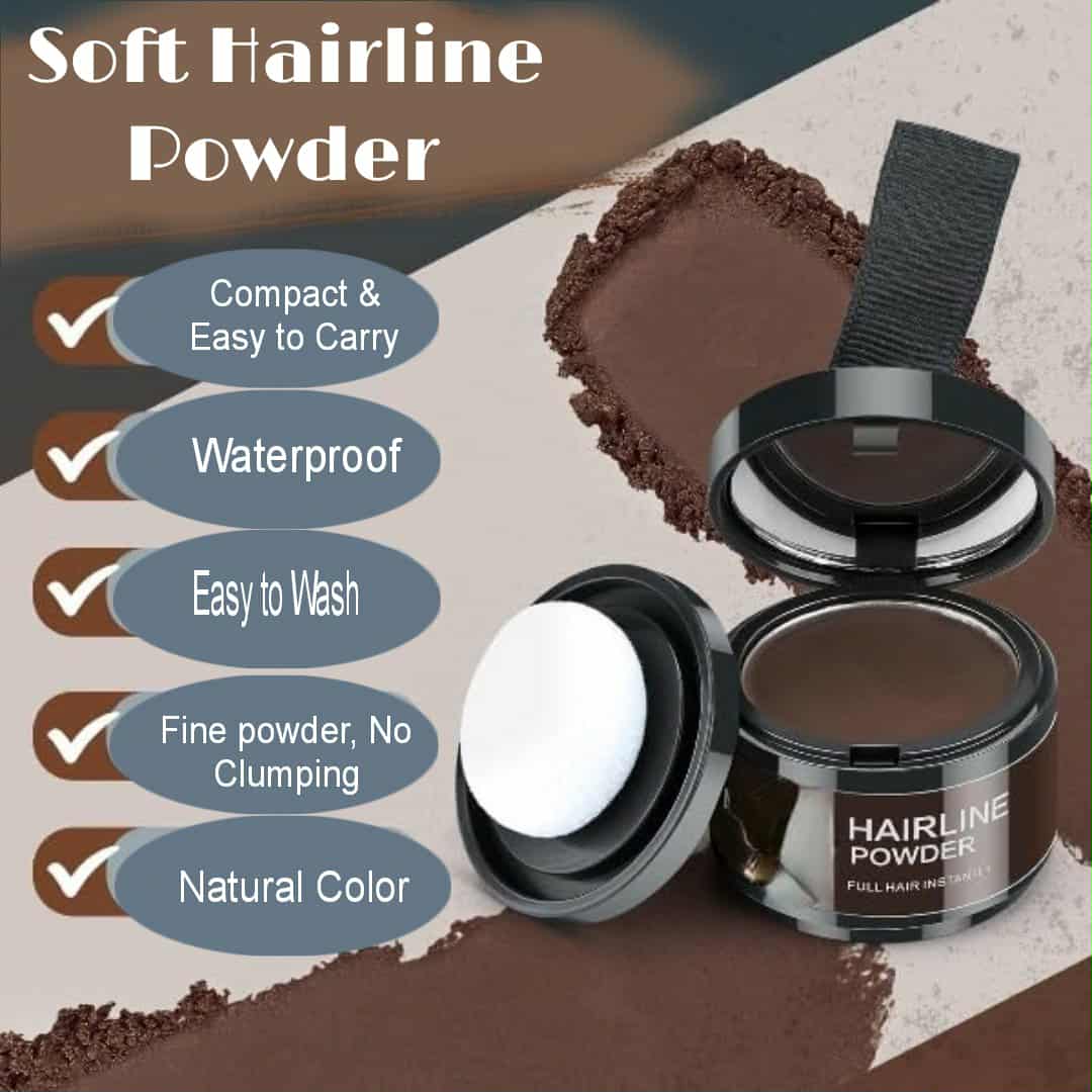 Poudre Capillaire Densifiante pour Ligne de Cheveux Définie et Naturelle