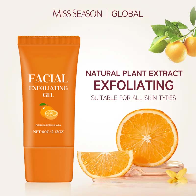 Gel Gommant Enzymatique au Extrait d'Orange pour Peau Lisse et Éclatante