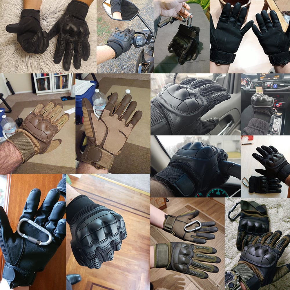 Gants Tactiques Écran Tactile avec Protection des Articulations