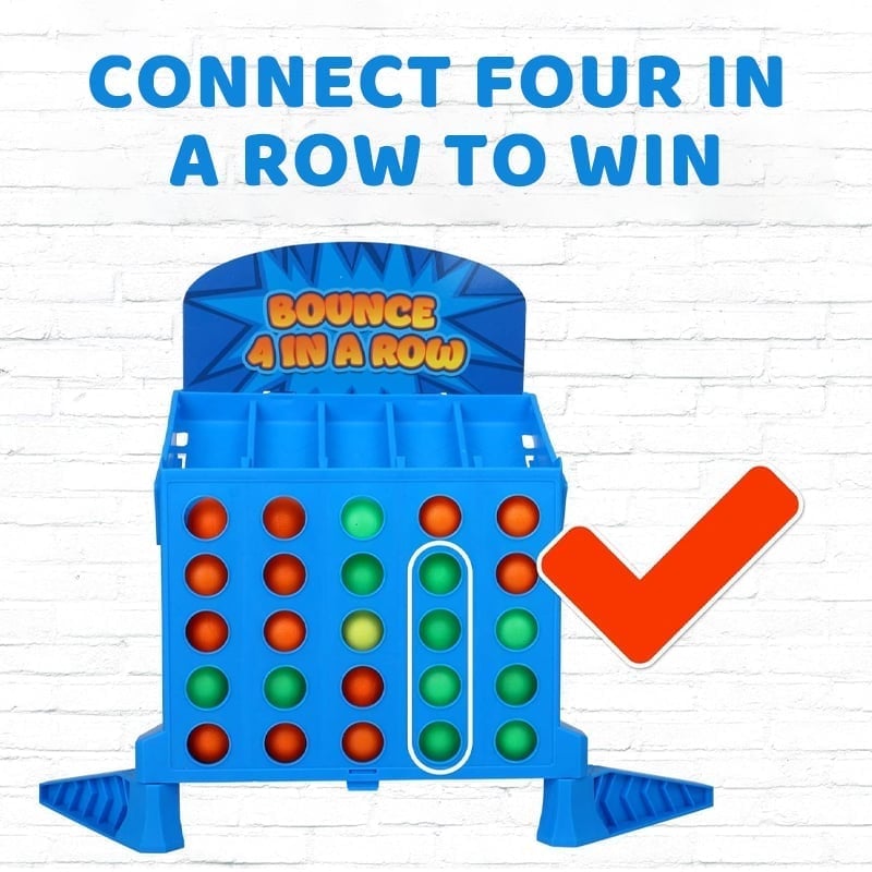 Jeu de Rebond Connect 4 – Réflexes et Concentration pour Toute la Famille