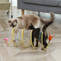 Jouet interactif pour chat en sisal avec plumes – Stimule l'instinct de chasse
