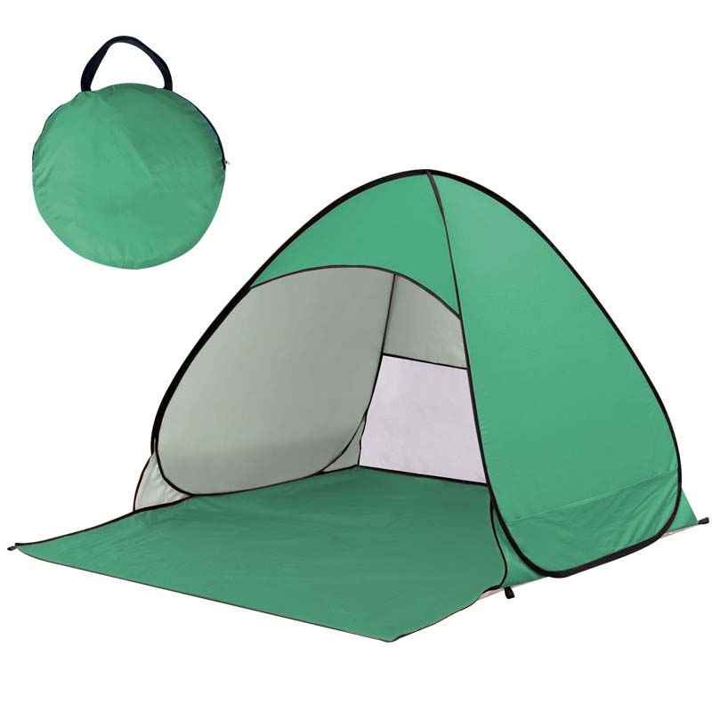 Tente de plage pop-up anti-UV avec ventilation mesh pour famille