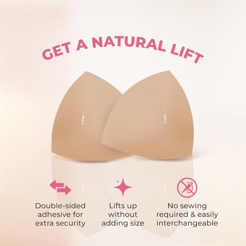 Inserts Liftants Autocollants Réutilisables pour Décolleté Push-Up