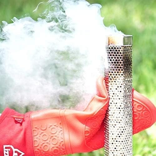 SmokeHex™ – Tube à fumée en acier inoxydable adapté à tous les types de grill [50 % de réduction]