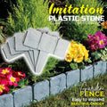 Bordure de jardin flexible aspect pierre – Système d'emboîtement sans outils