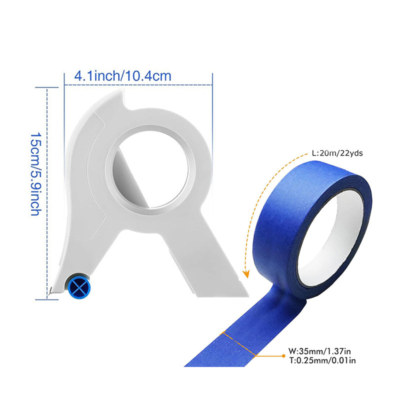 TapeTrim™ – Ruban de masquage et outils de coupe pour décoration intérieure [50 % de réduction]