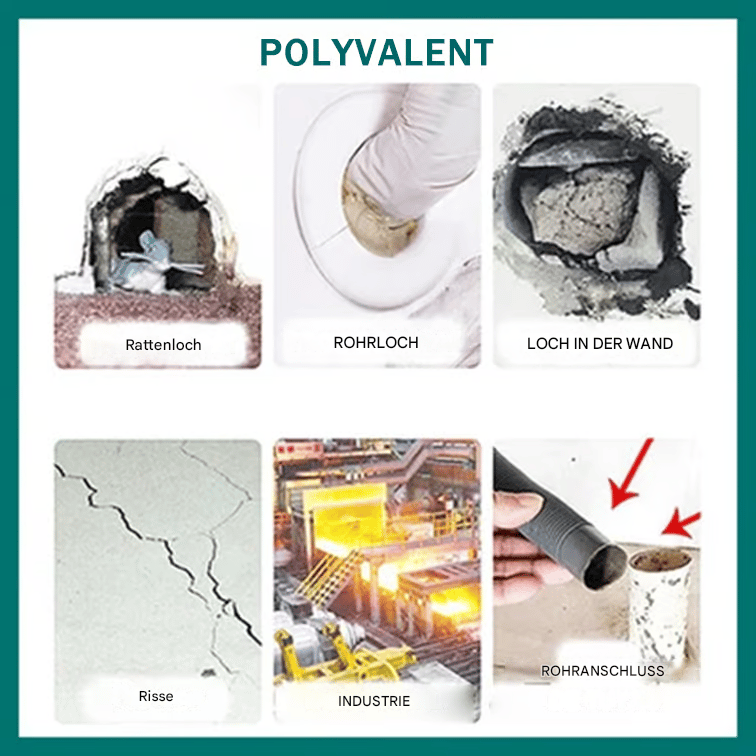 Mastic d'étanchéité multiusage – Prise rapide, imperméable et ignifuge