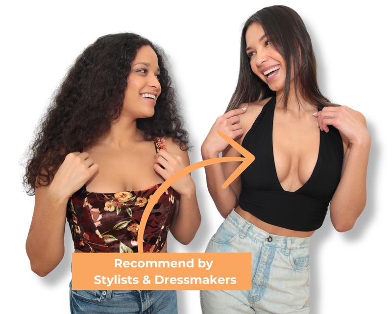 Inserts Liftants Autocollants Réutilisables pour Décolleté Push-Up