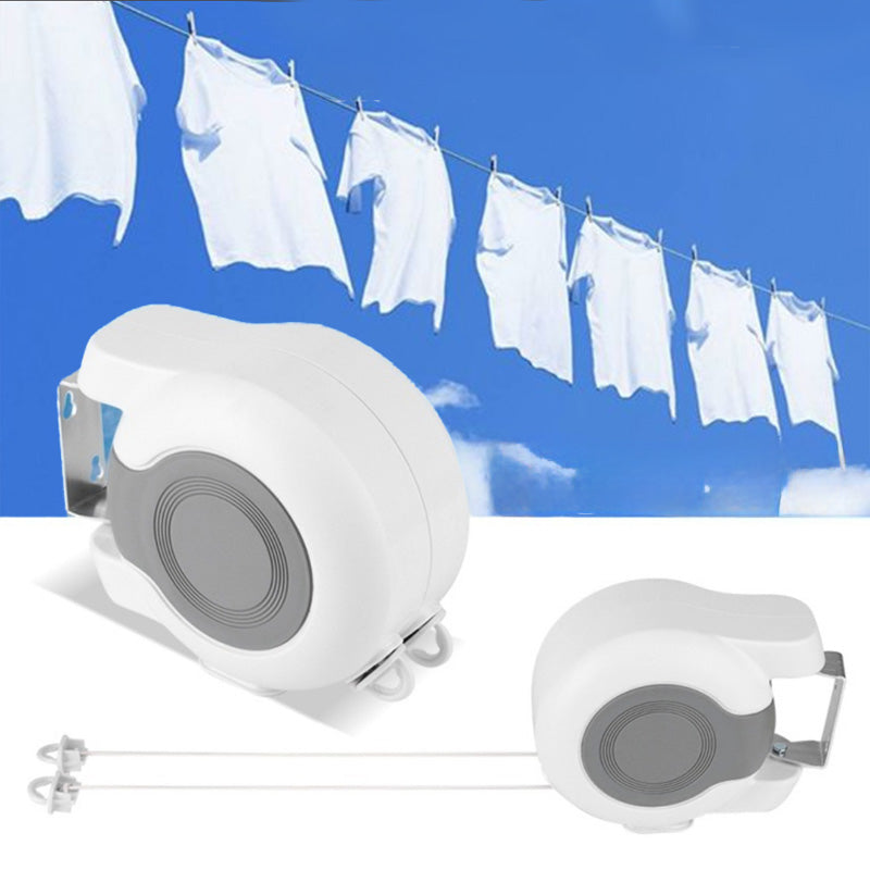 Fil à Linge Extensible Rétractable – Séchage Intérieur et Extérieur