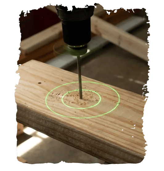 Guide de Perçage Laser pour Trous Droits et Précis