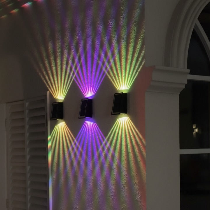 Applique murale extérieure avec RGB et blanc chaud – Sans fil