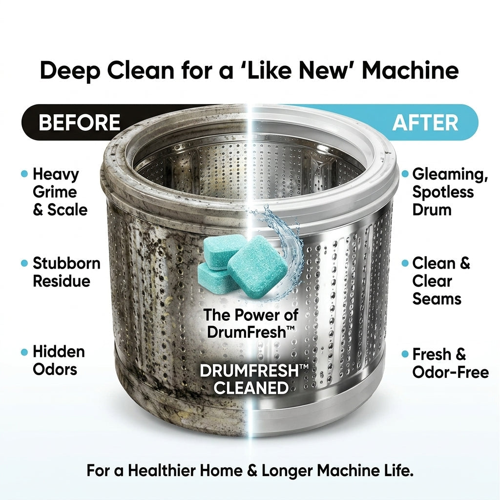 Nettoyant pour Lave-Linge – Élimine Calcaire, Odeurs et Résidus