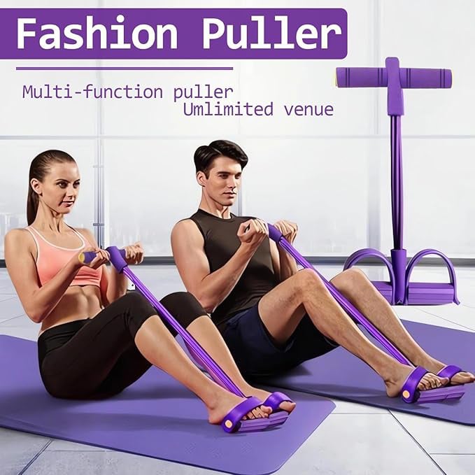 Kit d'élastiques de résistance à 8 tubes pour musculation à domicile
