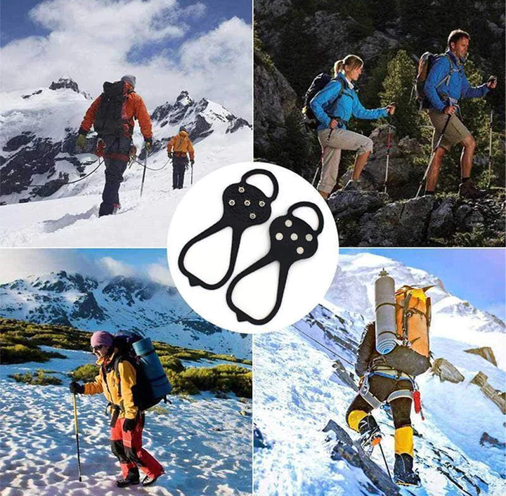 Crampons antidérapants pour chaussures – Traction sur glace et neige