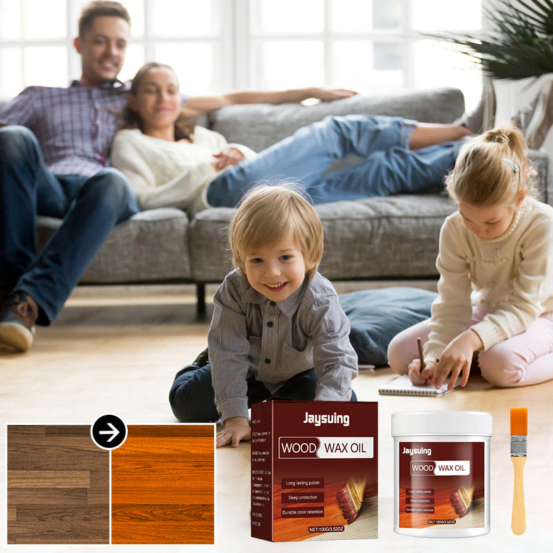 Huile-Cire d'Entretien pour Parquet et Surfaces en Bois Naturel