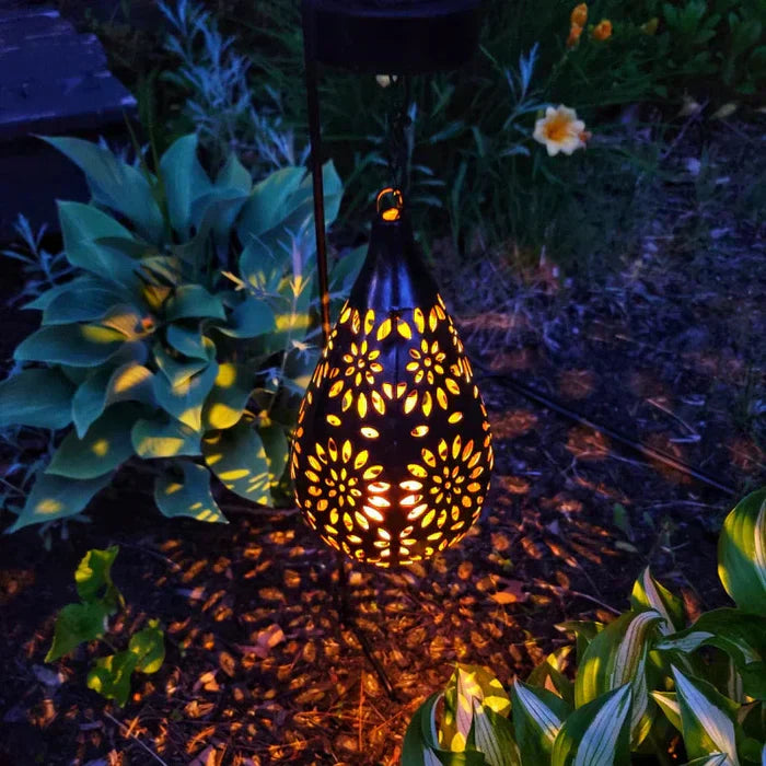 Lampes solaires de jardin en acier inoxydable – Éclairage extérieur automatique