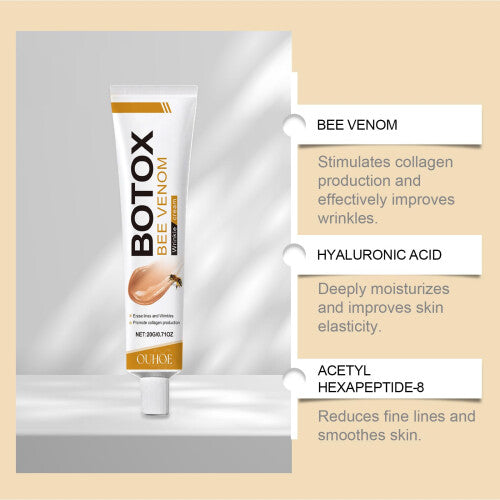 Crème au venin d'abeille anti-rides raffermissante – Soin visage hydratant