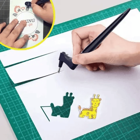 Coupe-papier Rotatif 360° – Outil de Découpe Précis pour Scrapbooking et DIY