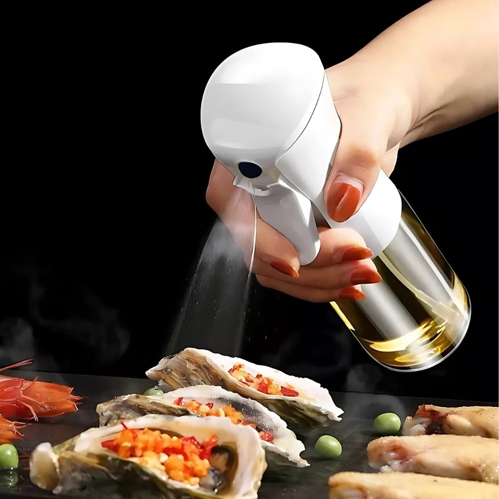 Flacon spray à huile d'olive en verre – brume fine et uniforme