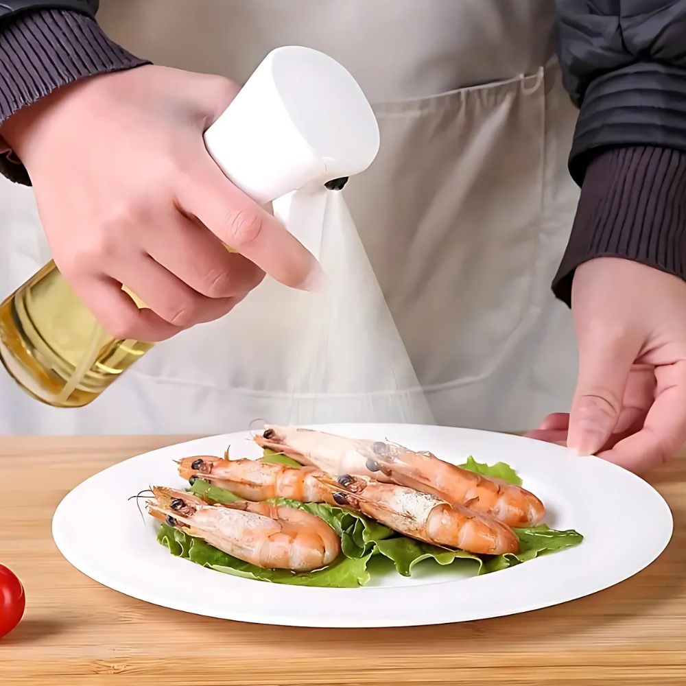 Flacon spray à huile d'olive en verre – brume fine et uniforme