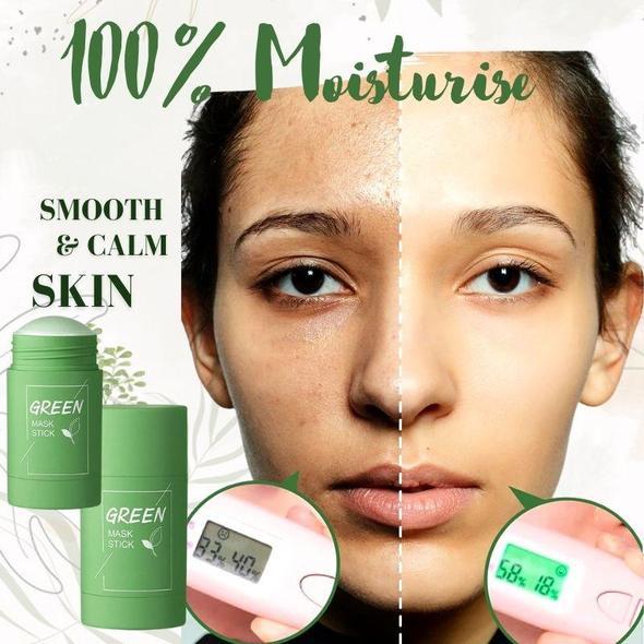 Stick Masque au Thé Vert Nettoyant en Profondeur pour Pores Purs