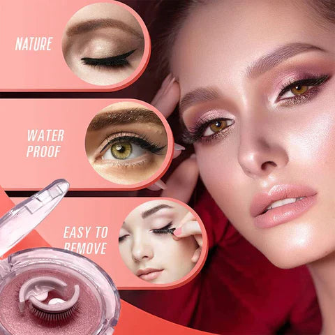Faux Cils Auto-Adhésifs Réutilisables sans Colle – Pose en 3 Secondes