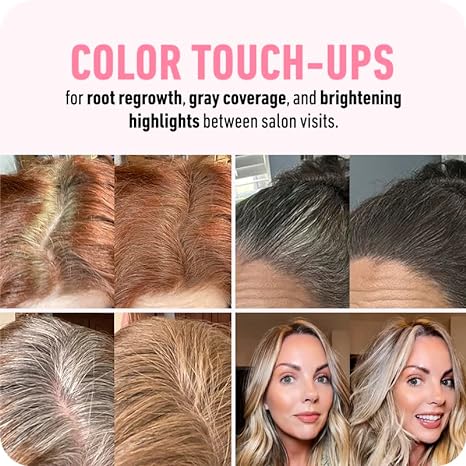 RootCover™ – Camoufle instantanément les racines et les cheveux gris pour une couleur impeccable [1 + 1 Gratuit]