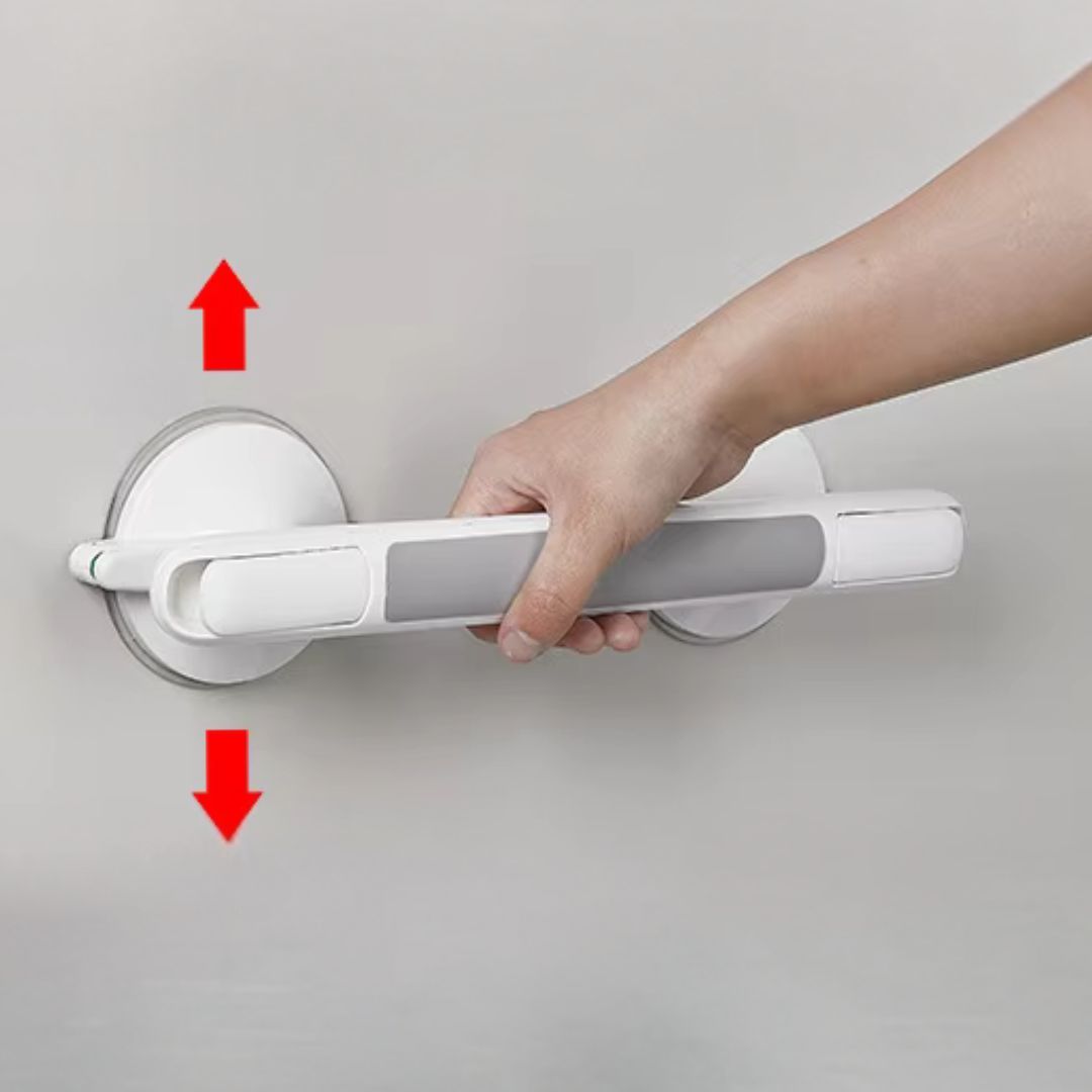 Poignée d'appui de salle de bain à ventouse sans perçage